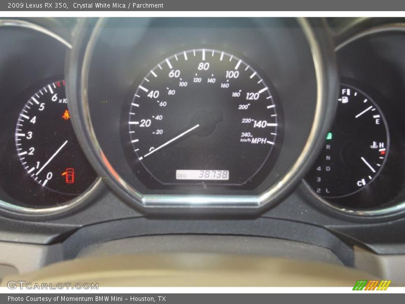 Crystal White Mica / Parchment 2009 Lexus RX 350