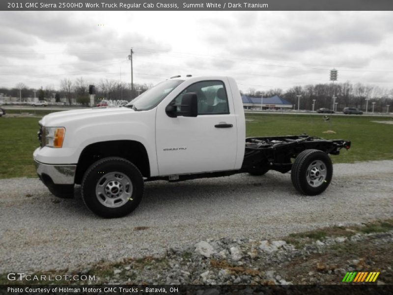  2011 Sierra 2500HD Work Truck Regular Cab Chassis Summit White