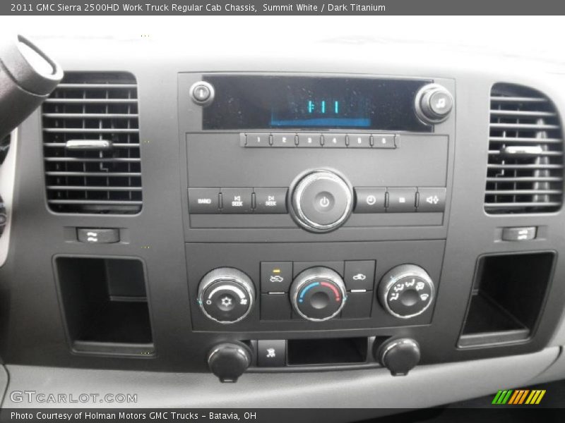 Controls of 2011 Sierra 2500HD Work Truck Regular Cab Chassis