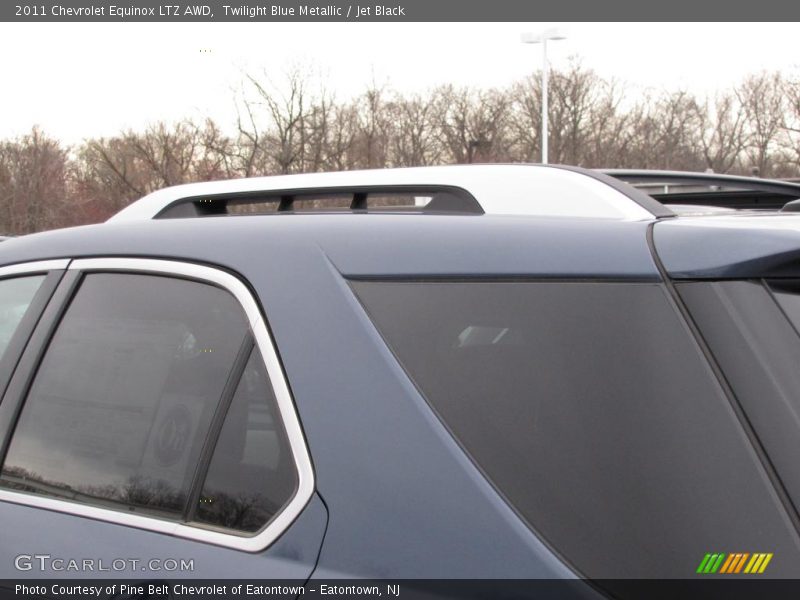 Twilight Blue Metallic / Jet Black 2011 Chevrolet Equinox LTZ AWD