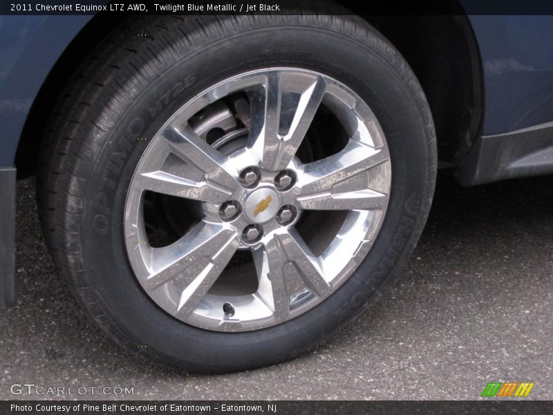 Twilight Blue Metallic / Jet Black 2011 Chevrolet Equinox LTZ AWD