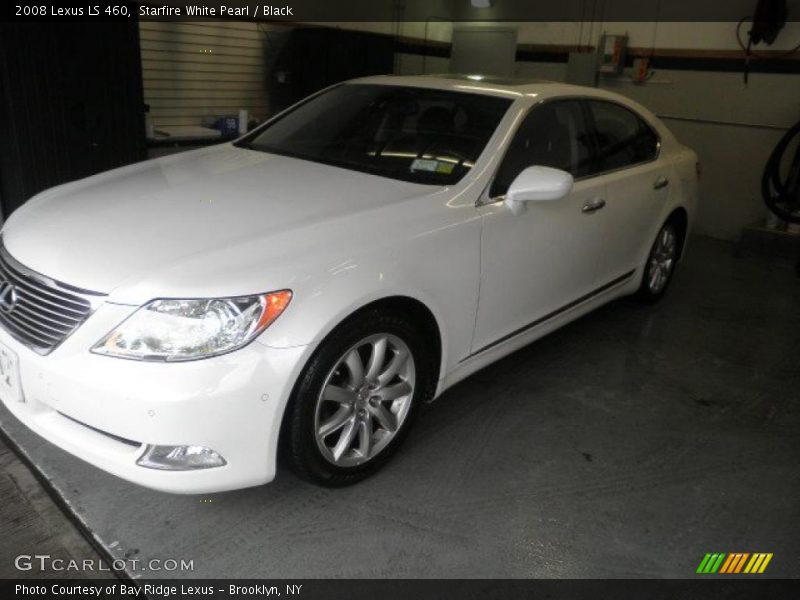 Starfire White Pearl / Black 2008 Lexus LS 460