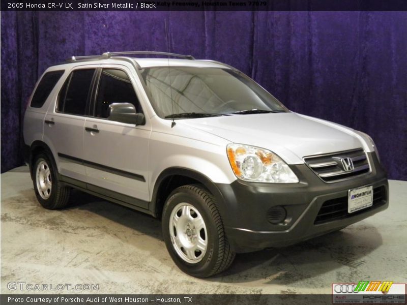Satin Silver Metallic / Black 2005 Honda CR-V LX