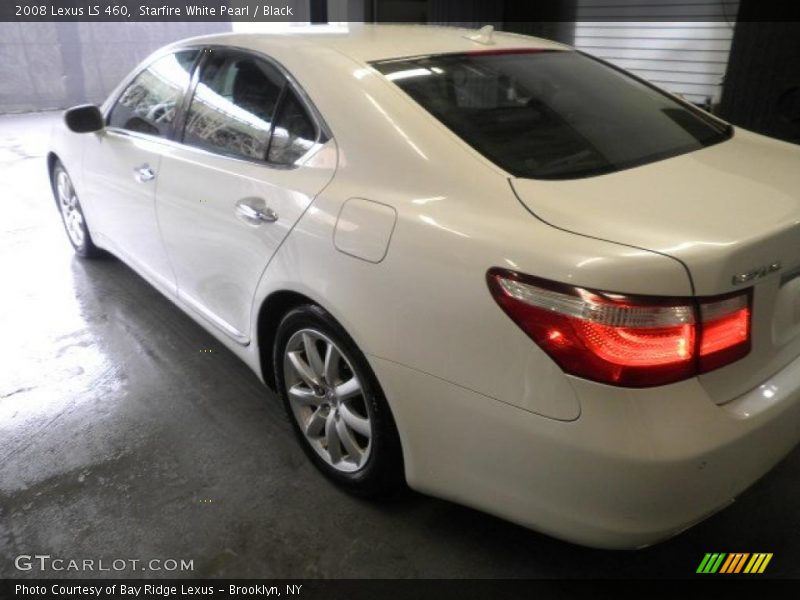 Starfire White Pearl / Black 2008 Lexus LS 460