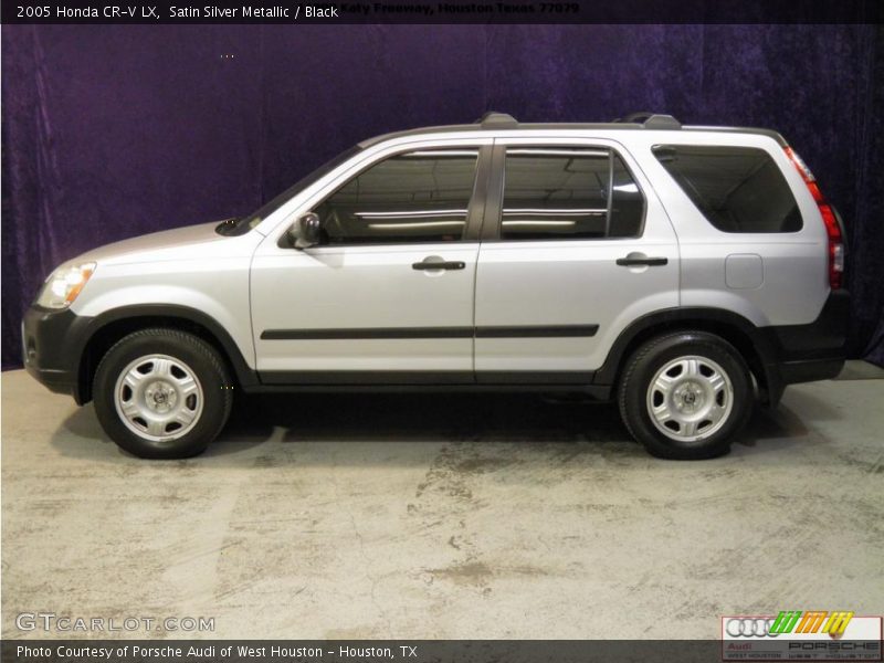 Satin Silver Metallic / Black 2005 Honda CR-V LX