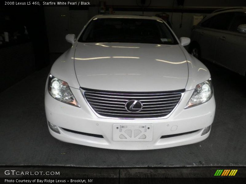 Starfire White Pearl / Black 2008 Lexus LS 460