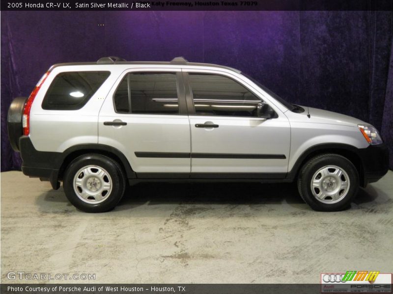 Satin Silver Metallic / Black 2005 Honda CR-V LX
