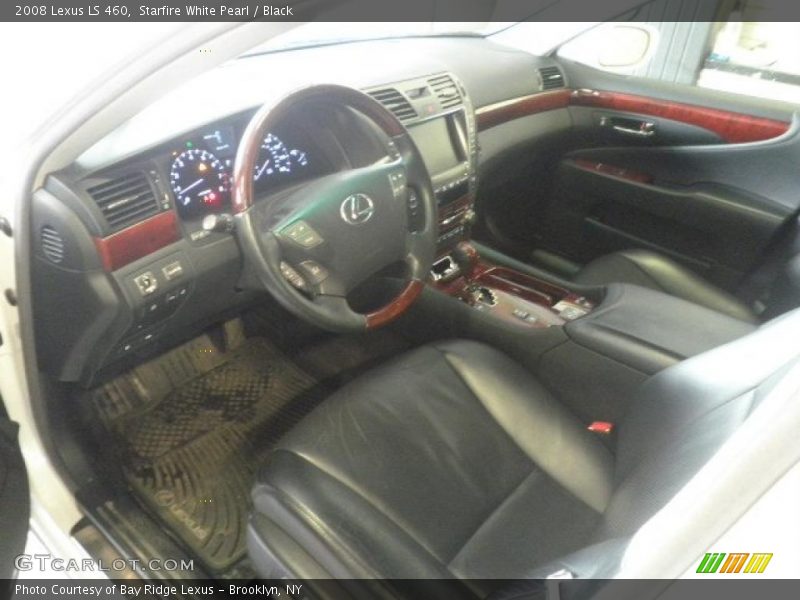 Starfire White Pearl / Black 2008 Lexus LS 460