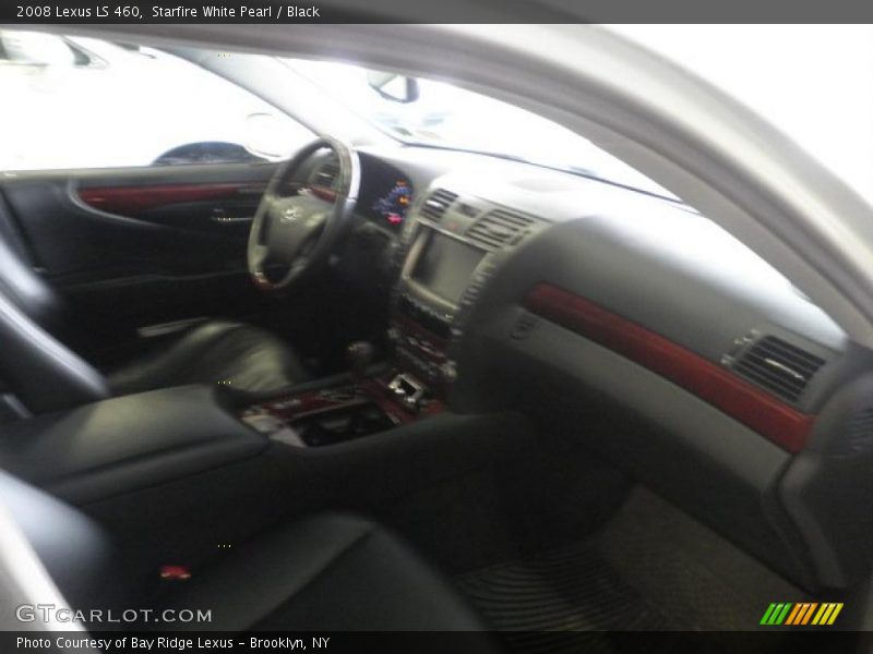 Starfire White Pearl / Black 2008 Lexus LS 460