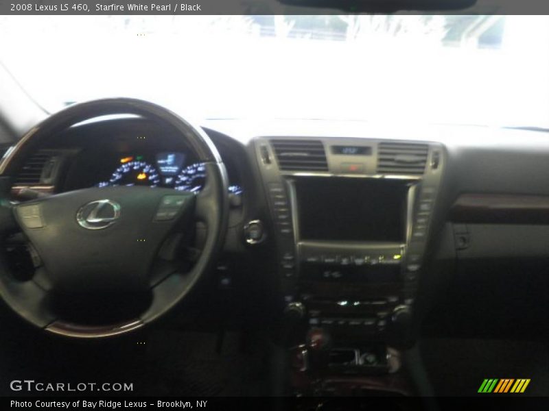 Starfire White Pearl / Black 2008 Lexus LS 460