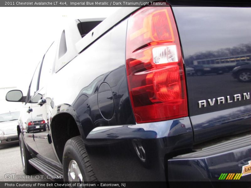 Imperial Blue Metallic / Dark Titanium/Light Titanium 2011 Chevrolet Avalanche LT 4x4