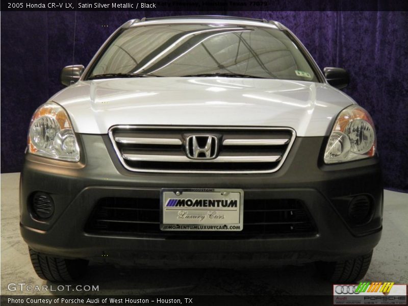 Satin Silver Metallic / Black 2005 Honda CR-V LX
