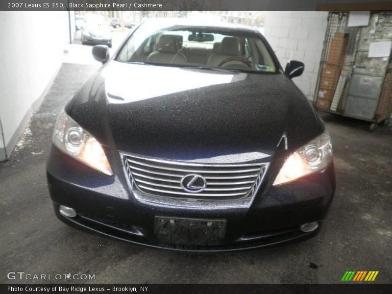 Black Sapphire Pearl / Cashmere 2007 Lexus ES 350