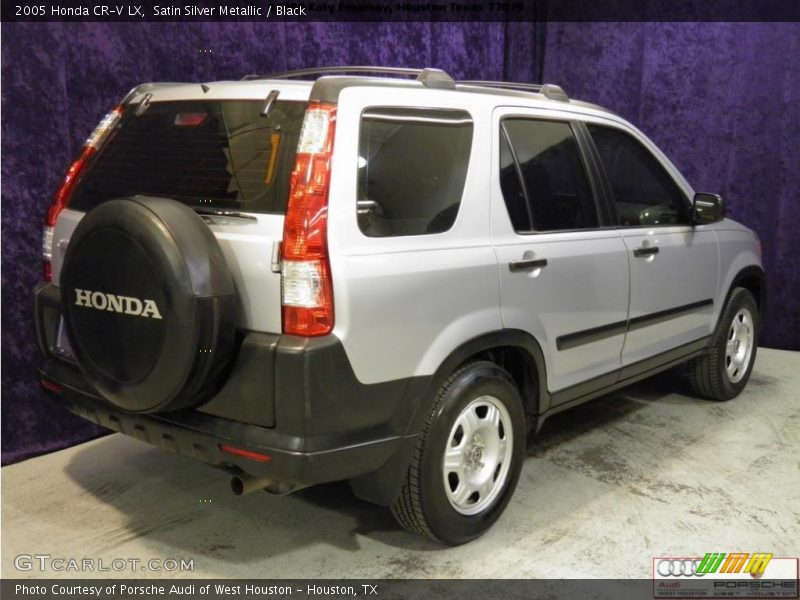 Satin Silver Metallic / Black 2005 Honda CR-V LX