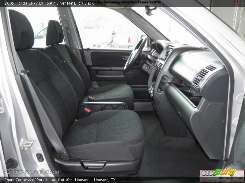 Satin Silver Metallic / Black 2005 Honda CR-V LX