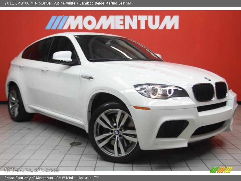 Alpine White / Bamboo Beige Merino Leather 2011 BMW X6 M M xDrive