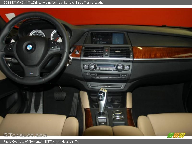 Alpine White / Bamboo Beige Merino Leather 2011 BMW X6 M M xDrive