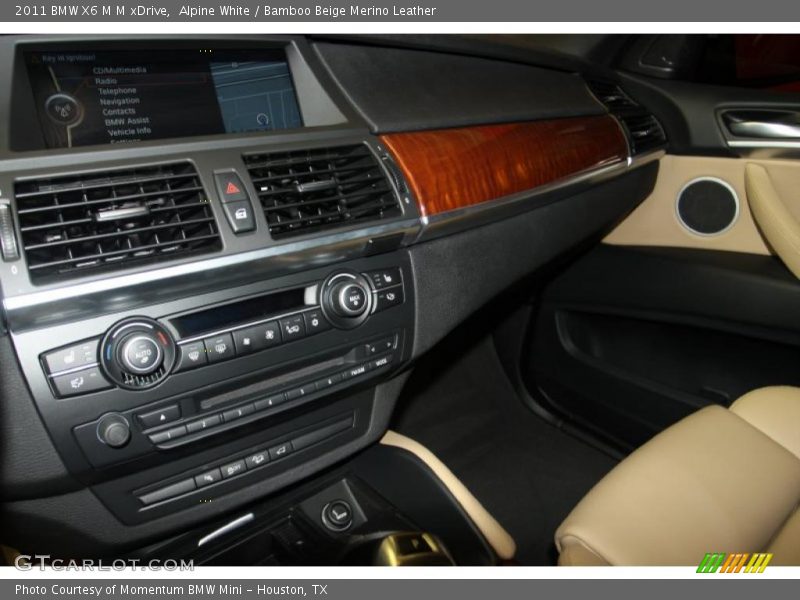 Alpine White / Bamboo Beige Merino Leather 2011 BMW X6 M M xDrive