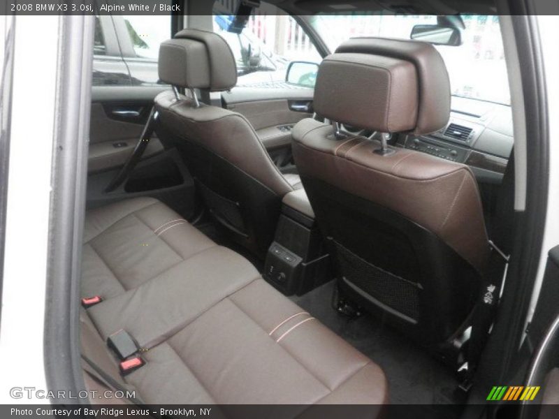 Alpine White / Black 2008 BMW X3 3.0si