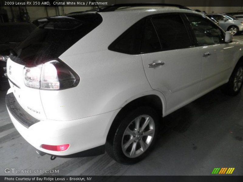 Crystal White Mica / Parchment 2009 Lexus RX 350 AWD