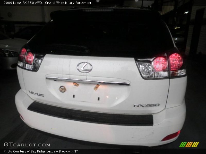 Crystal White Mica / Parchment 2009 Lexus RX 350 AWD