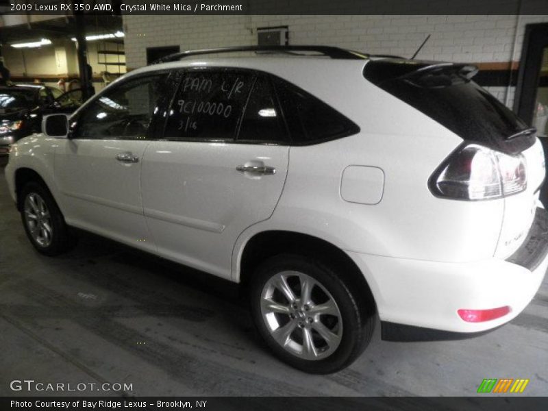 Crystal White Mica / Parchment 2009 Lexus RX 350 AWD