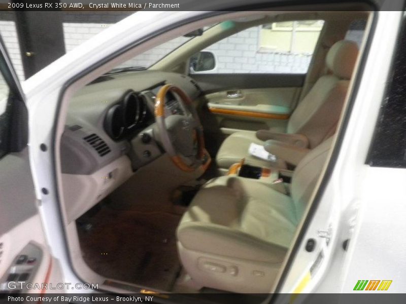 Crystal White Mica / Parchment 2009 Lexus RX 350 AWD