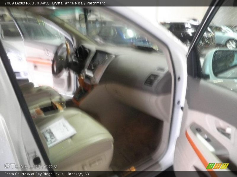 Crystal White Mica / Parchment 2009 Lexus RX 350 AWD