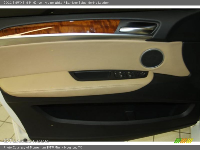 Alpine White / Bamboo Beige Merino Leather 2011 BMW X6 M M xDrive
