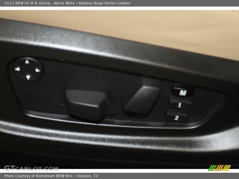 Alpine White / Bamboo Beige Merino Leather 2011 BMW X6 M M xDrive