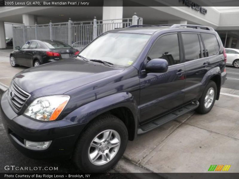 Blue Meridian Pearl / Ivory 2005 Lexus GX 470