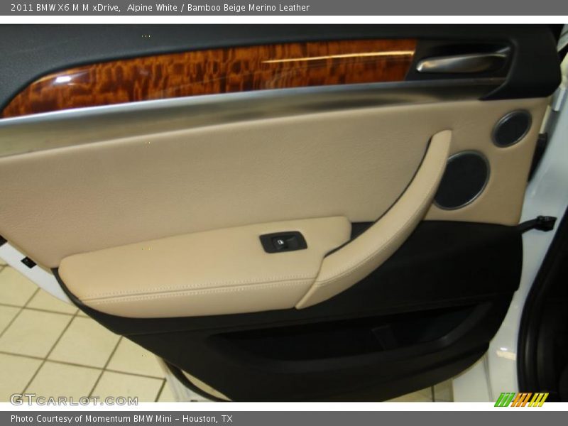 Alpine White / Bamboo Beige Merino Leather 2011 BMW X6 M M xDrive