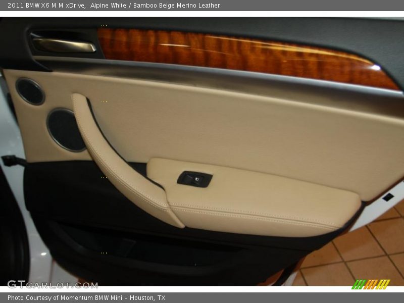 Alpine White / Bamboo Beige Merino Leather 2011 BMW X6 M M xDrive
