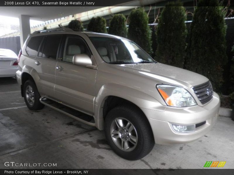 Savannah Beige Metallic / Ivory 2008 Lexus GX 470