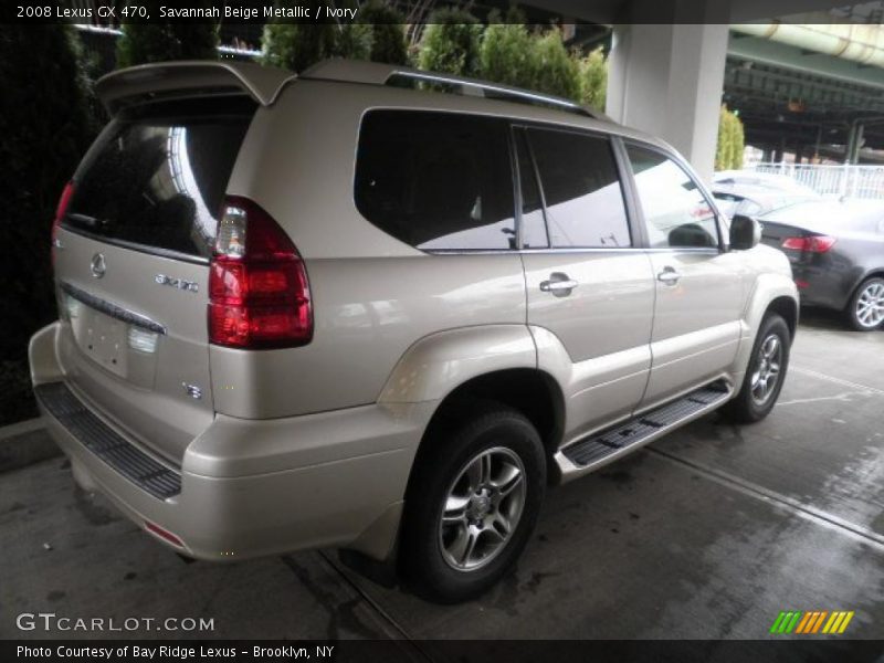 Savannah Beige Metallic / Ivory 2008 Lexus GX 470