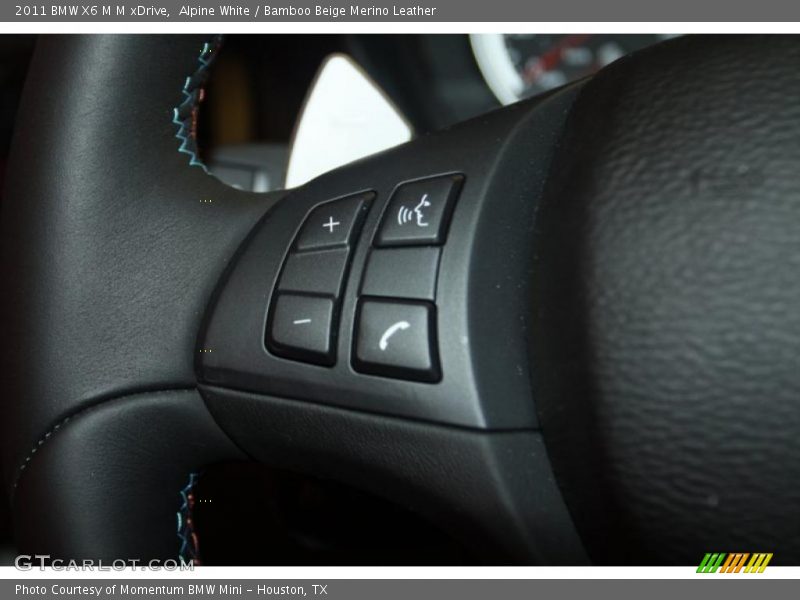 Alpine White / Bamboo Beige Merino Leather 2011 BMW X6 M M xDrive