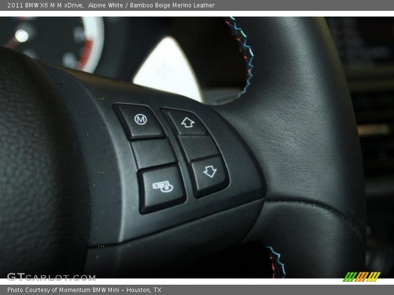 Alpine White / Bamboo Beige Merino Leather 2011 BMW X6 M M xDrive