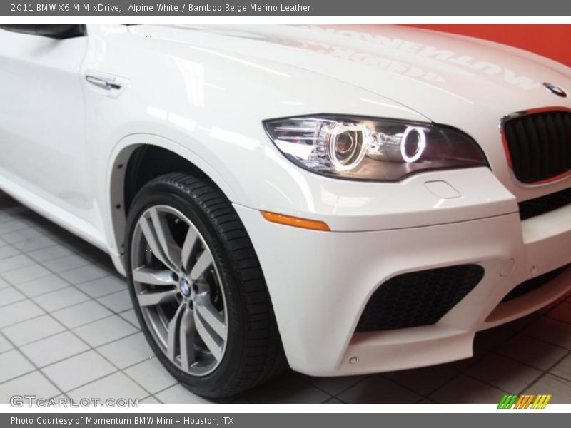 Alpine White / Bamboo Beige Merino Leather 2011 BMW X6 M M xDrive