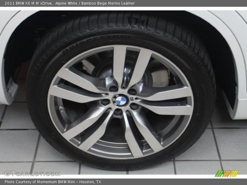 Alpine White / Bamboo Beige Merino Leather 2011 BMW X6 M M xDrive