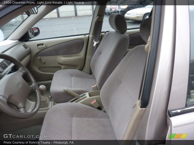  2000 Prizm  Light Neutral Interior