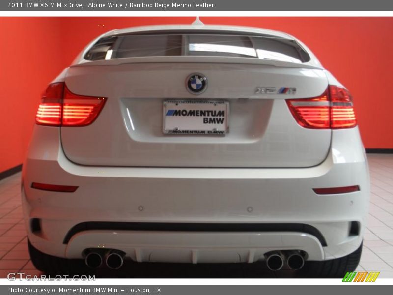 Alpine White / Bamboo Beige Merino Leather 2011 BMW X6 M M xDrive
