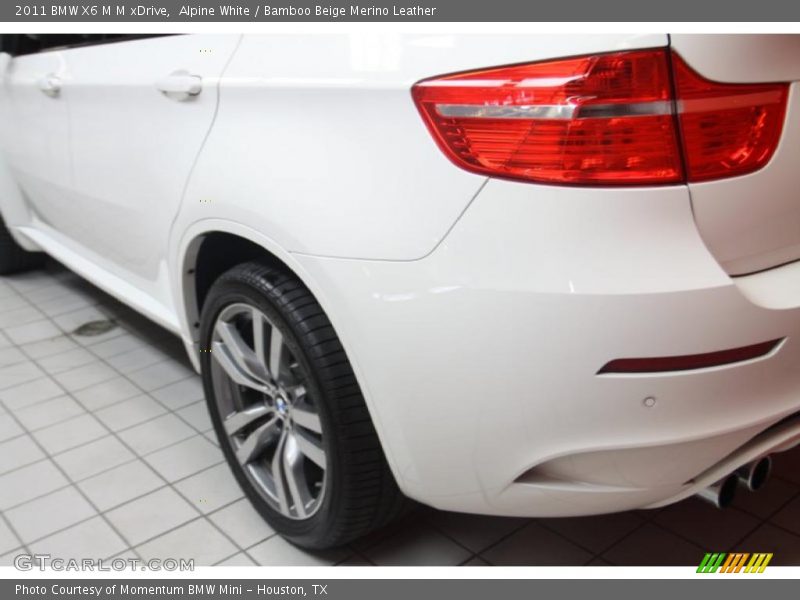 Alpine White / Bamboo Beige Merino Leather 2011 BMW X6 M M xDrive