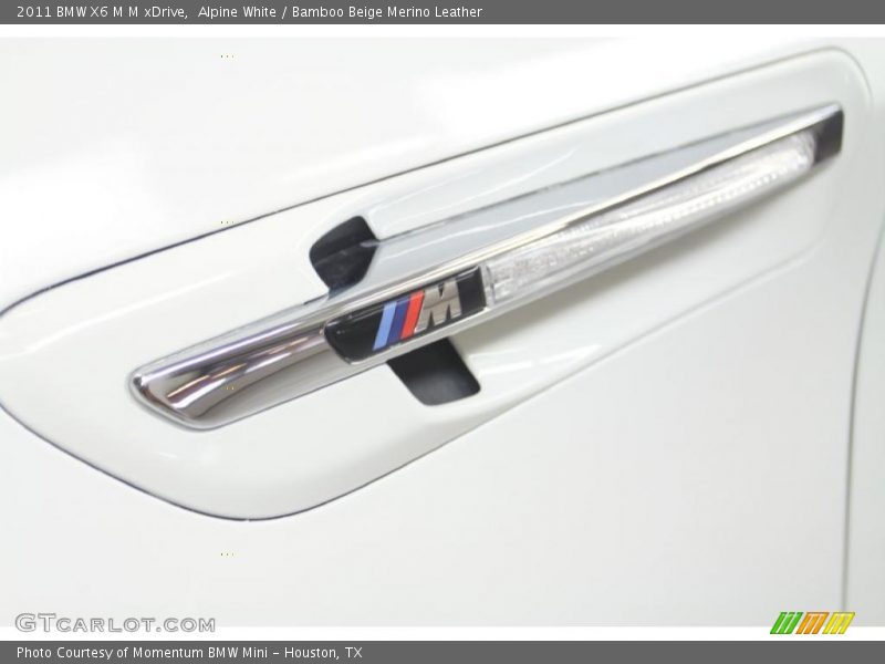 Alpine White / Bamboo Beige Merino Leather 2011 BMW X6 M M xDrive