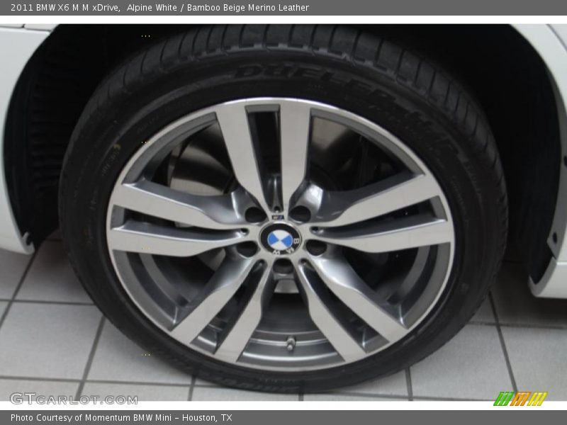 Alpine White / Bamboo Beige Merino Leather 2011 BMW X6 M M xDrive