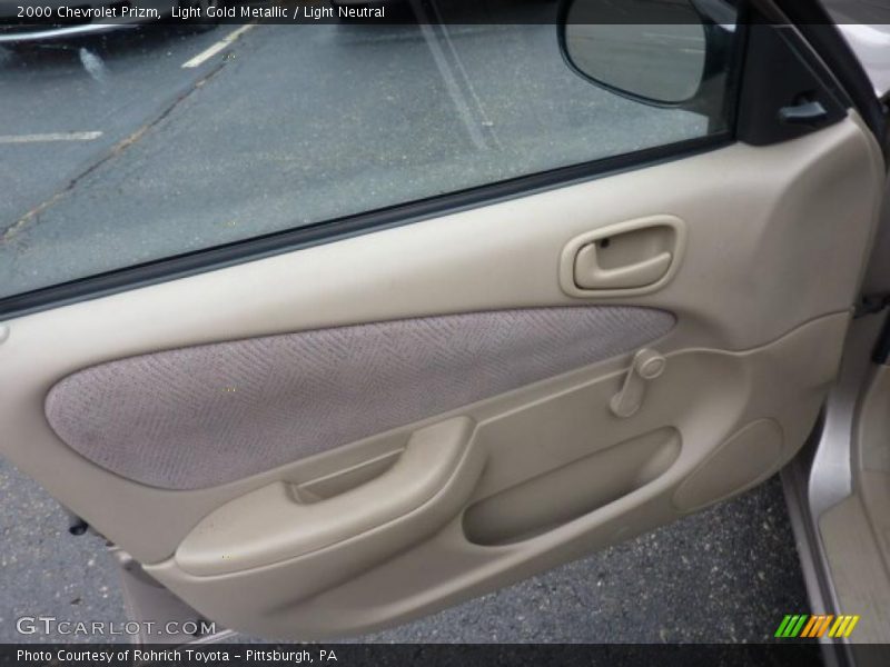 Door Panel of 2000 Prizm 