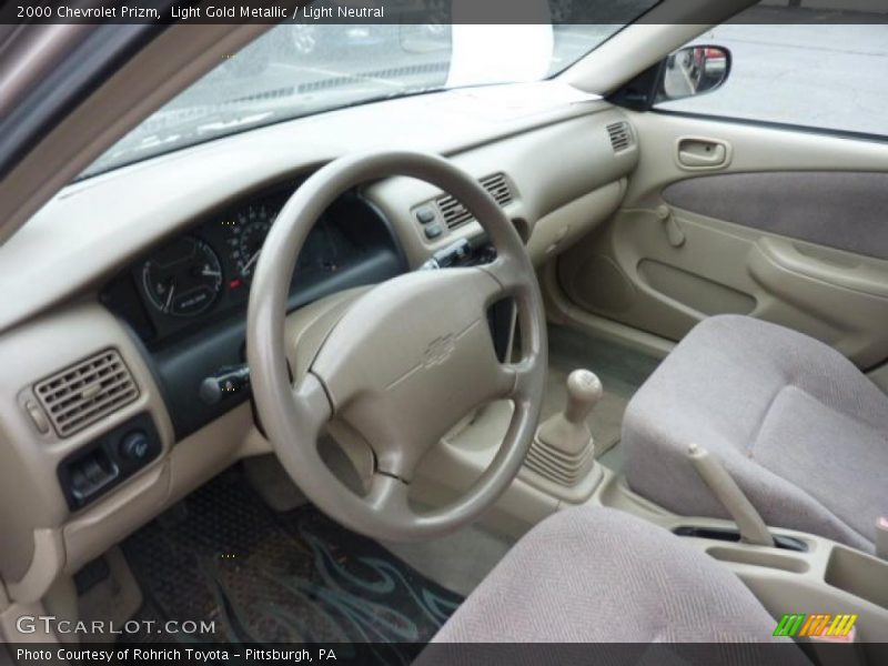  2000 Prizm  Light Neutral Interior