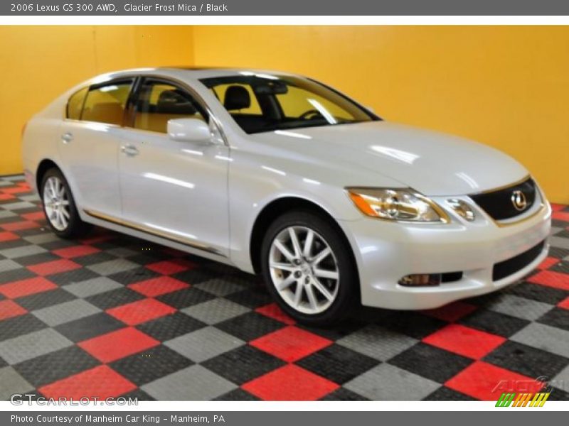 Glacier Frost Mica / Black 2006 Lexus GS 300 AWD