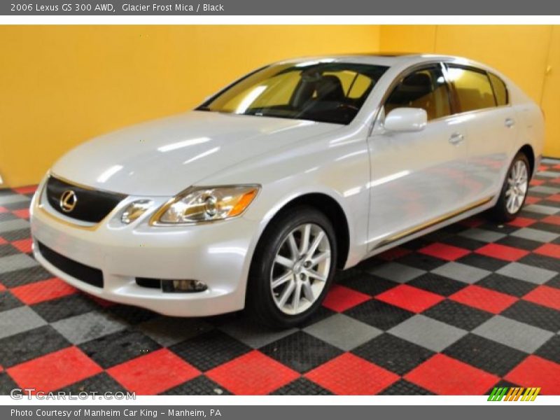 Glacier Frost Mica / Black 2006 Lexus GS 300 AWD