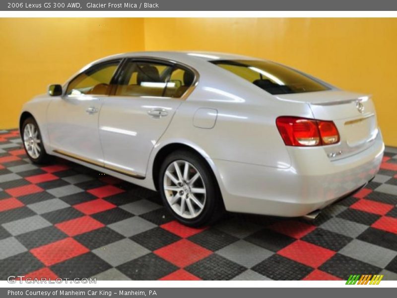 Glacier Frost Mica / Black 2006 Lexus GS 300 AWD