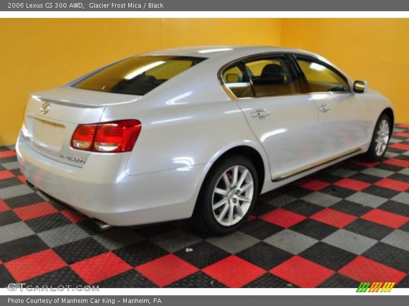 Glacier Frost Mica / Black 2006 Lexus GS 300 AWD